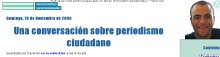 Una conversación sobre periodismo ciudadano
