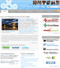 Citizen Media Summit 2008, tercer congreso anual de periodismo ciudadano de Global Voices