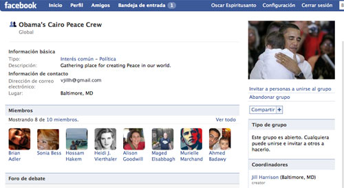 Obama's Cairo Peace Crew