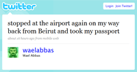 Mensaje en Twitter de Wael Abbas