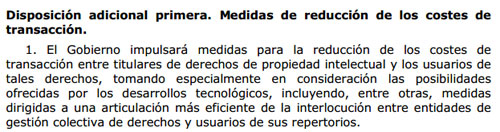 Anteproyecto de reforma de Ley de Propiedad Intelectual
