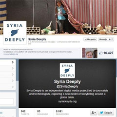 Syria Deeply en las redes sociales