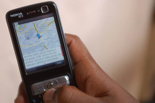 Mapped incident - Ushahidi