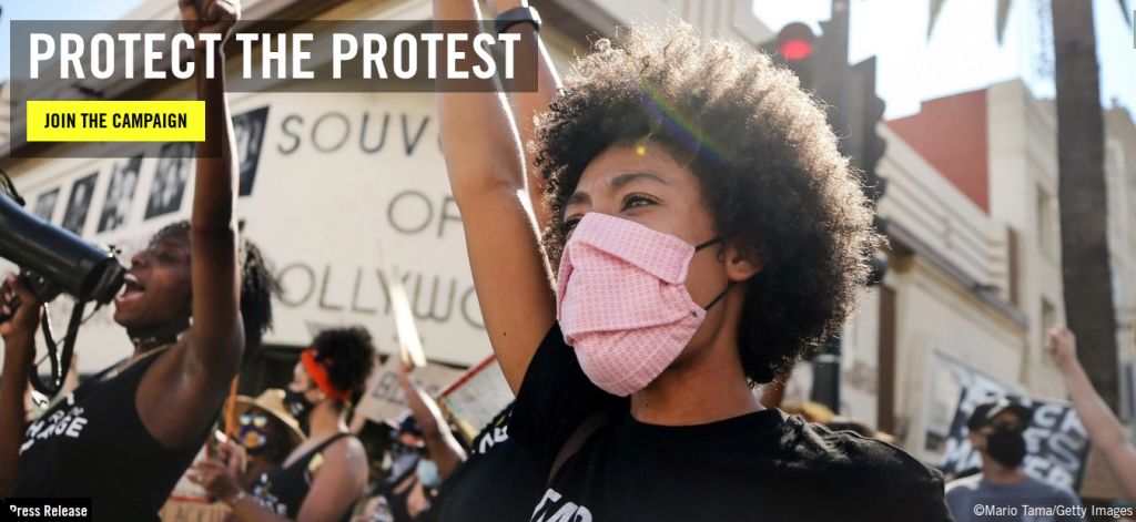 Protege la protesta: una campaña de Amnistía Internacional para defender nuestro derecho a manifestarnos